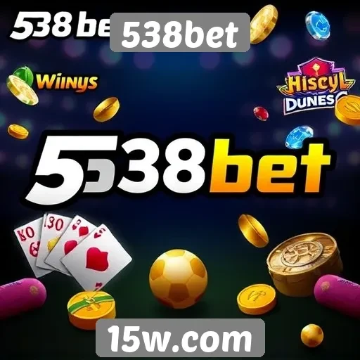 Variedade de jogos disponíveis na 538bet